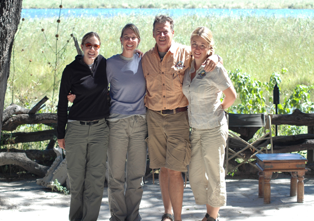 Aly and I were very lucky to spend time with our wonderful guide/hostess in Botswana – Dave Luck and Eugenie. They offer us a wonderful experience around Duma Tau camp in the Linyanti Region. We saw lots of elephants, cats, giraffes and birds.